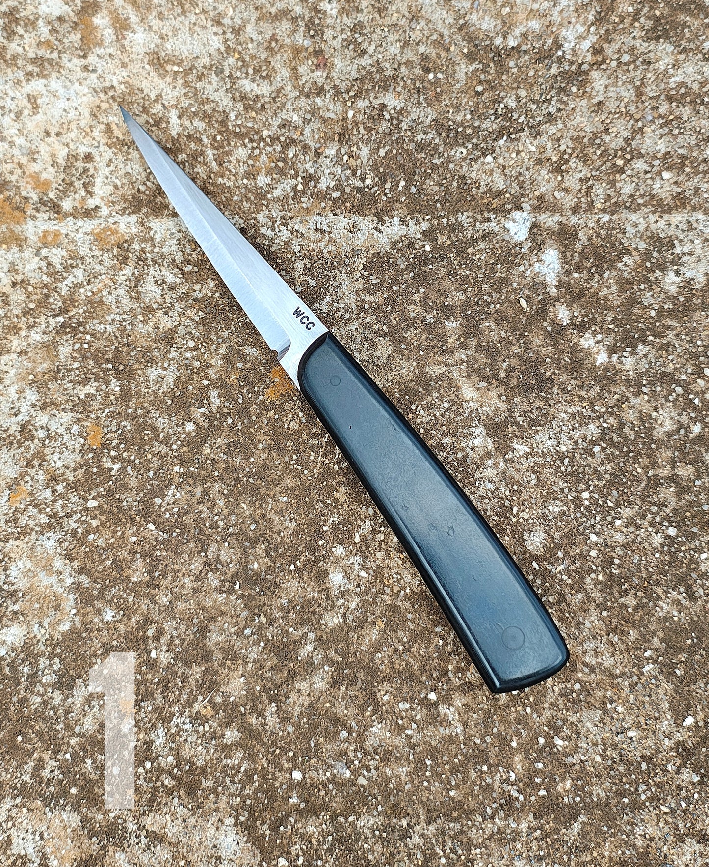 105mm Full Tang Sloyd Knife Black Diamond