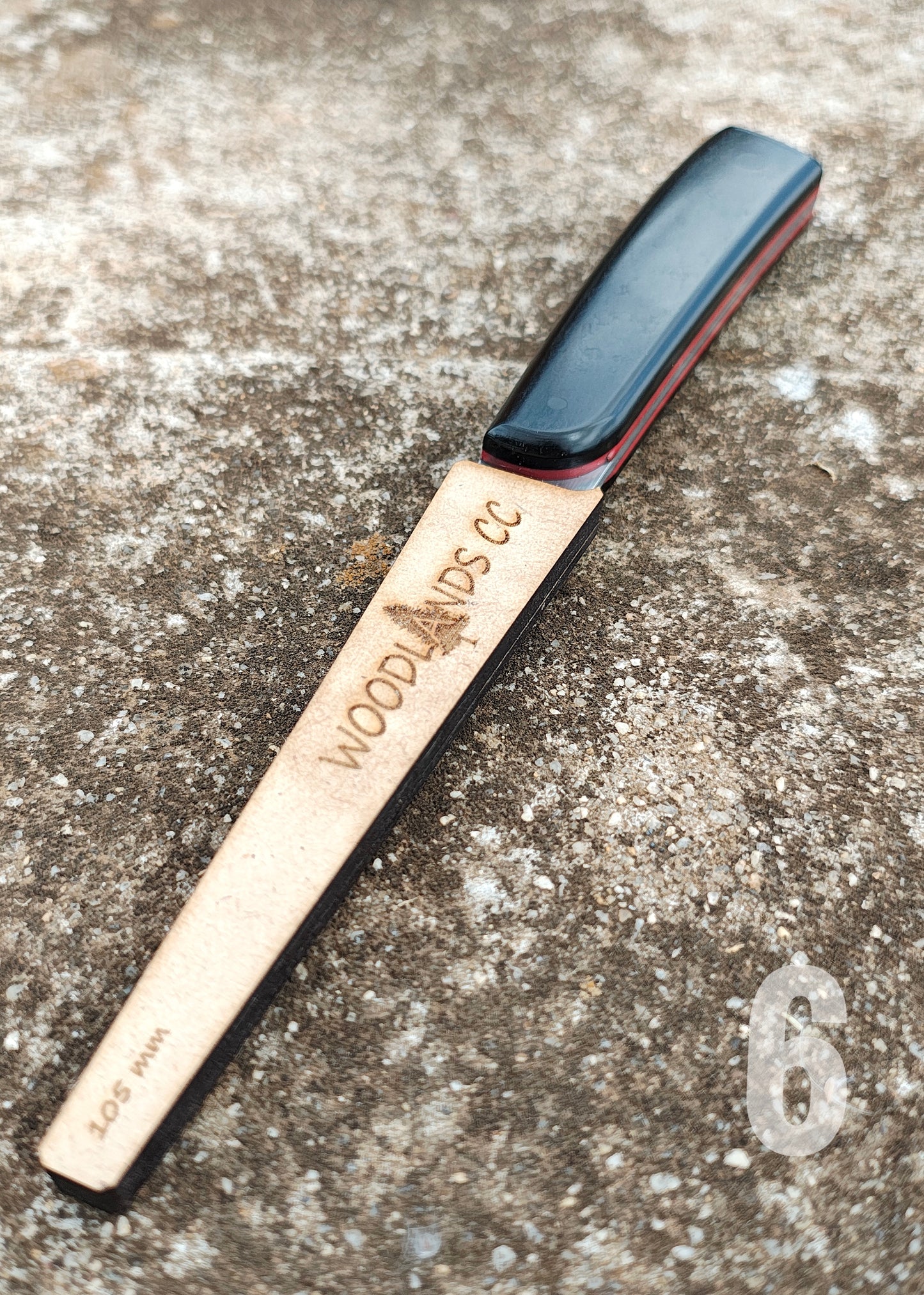 105mm Full Tang Sloyd Black Diamond Black