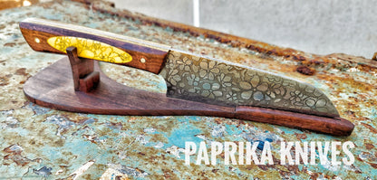 Paprika "Santoku" 150mm Chef Knife