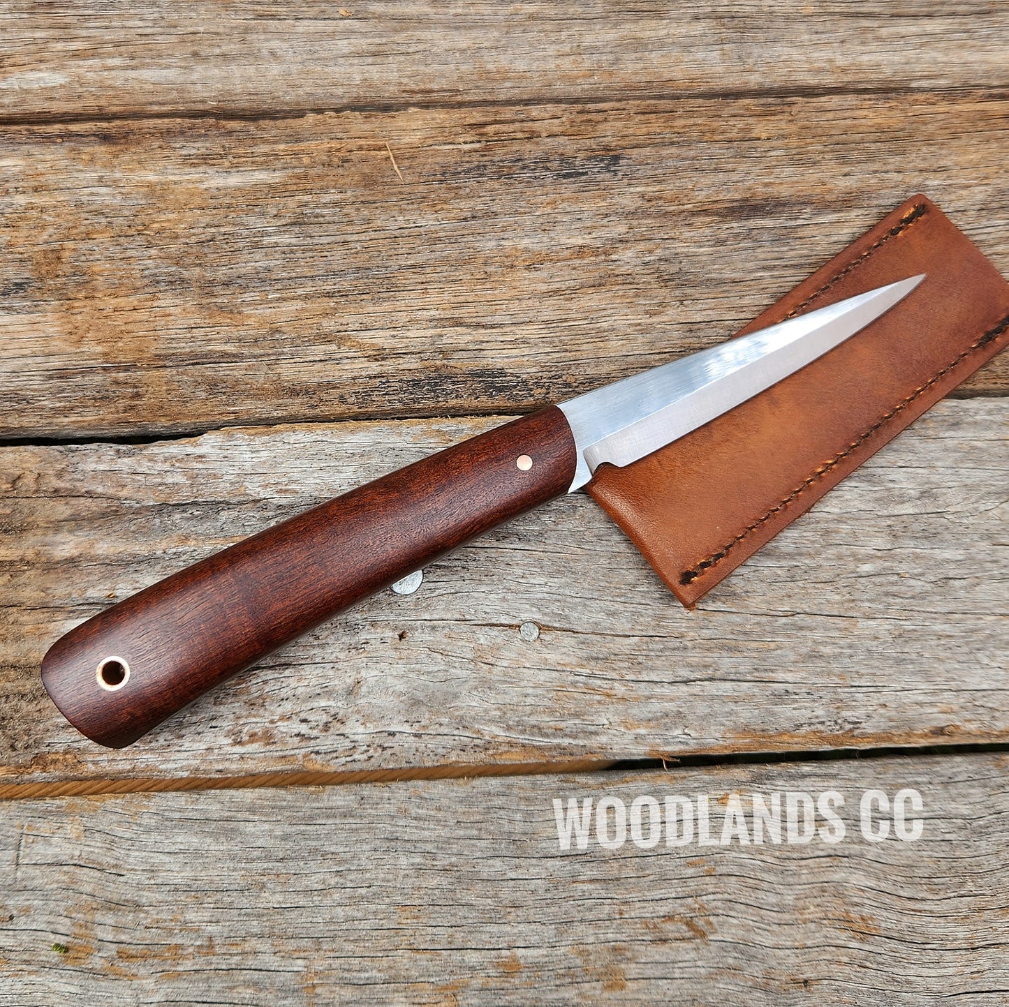 Woodland cc Custom 85mm Full Tang Sloyd Knife MADE TO ORDER