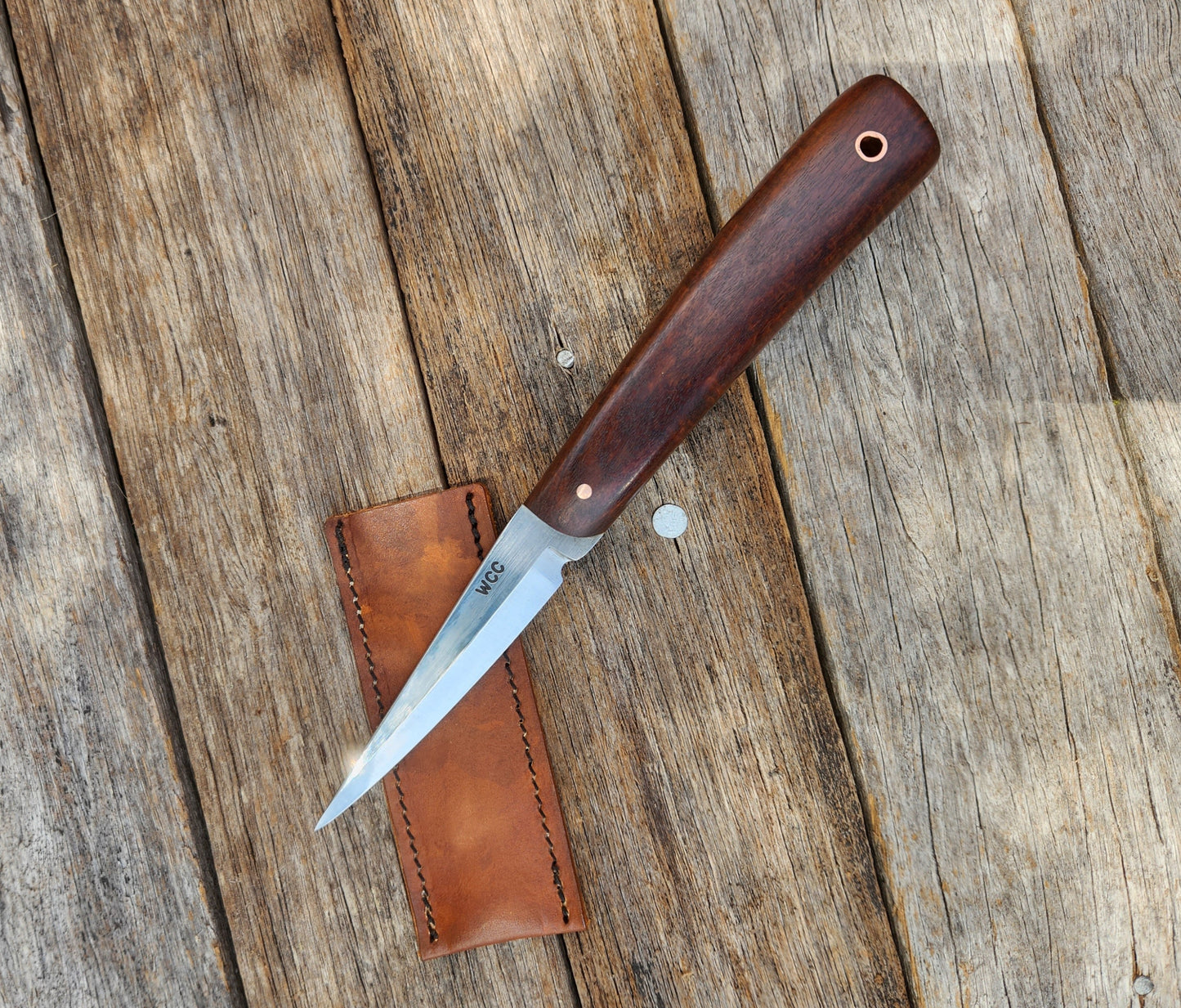 Woodland cc Custom 85mm Full Tang Sloyd Knife MADE TO ORDER
