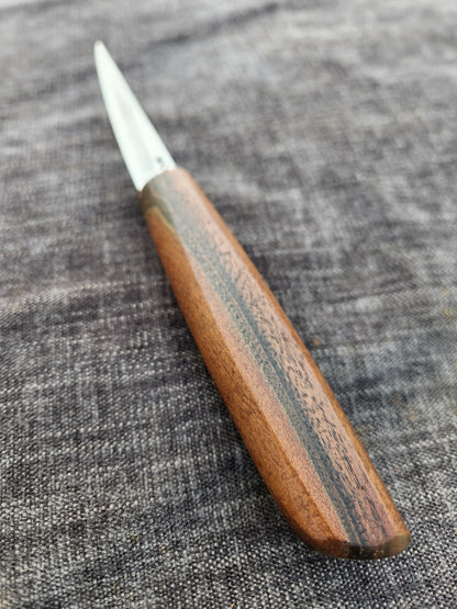 "Valkyrie" 85mm Traditional Sloyd - Turkish Walnut