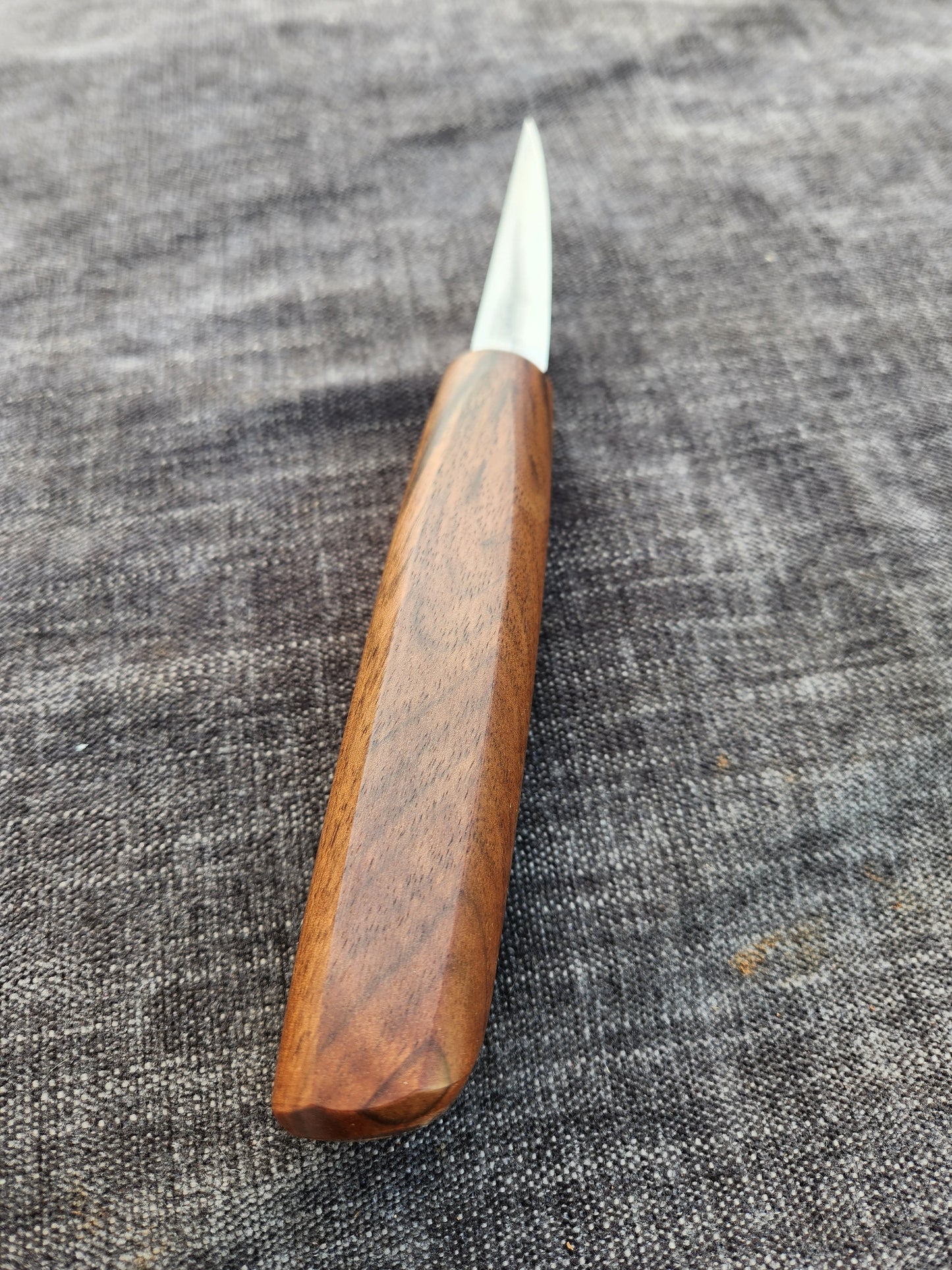 "Valkyrie" 85mm Traditional Sloyd - Turkish Walnut