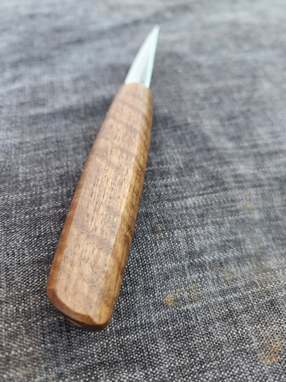 "Valkyrie" 85mm Traditional Sloyd - Turkish Walnut