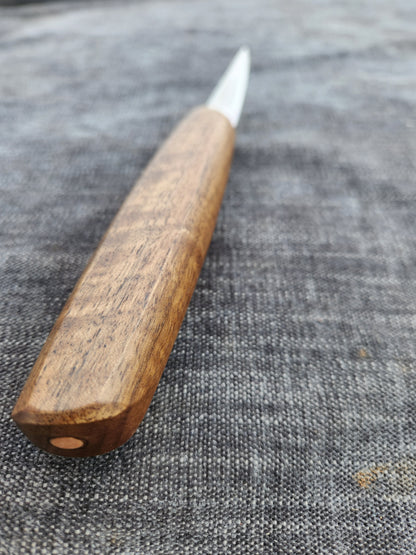 "Valkyrie" 85mm Traditional Sloyd - Turkish Walnut