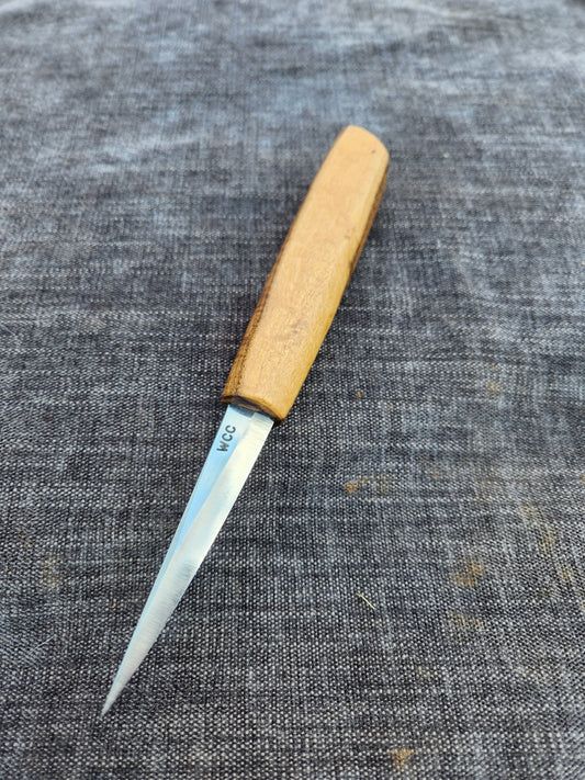 "Valkyrie" 85mm Traditional Sloyd - Blackwood