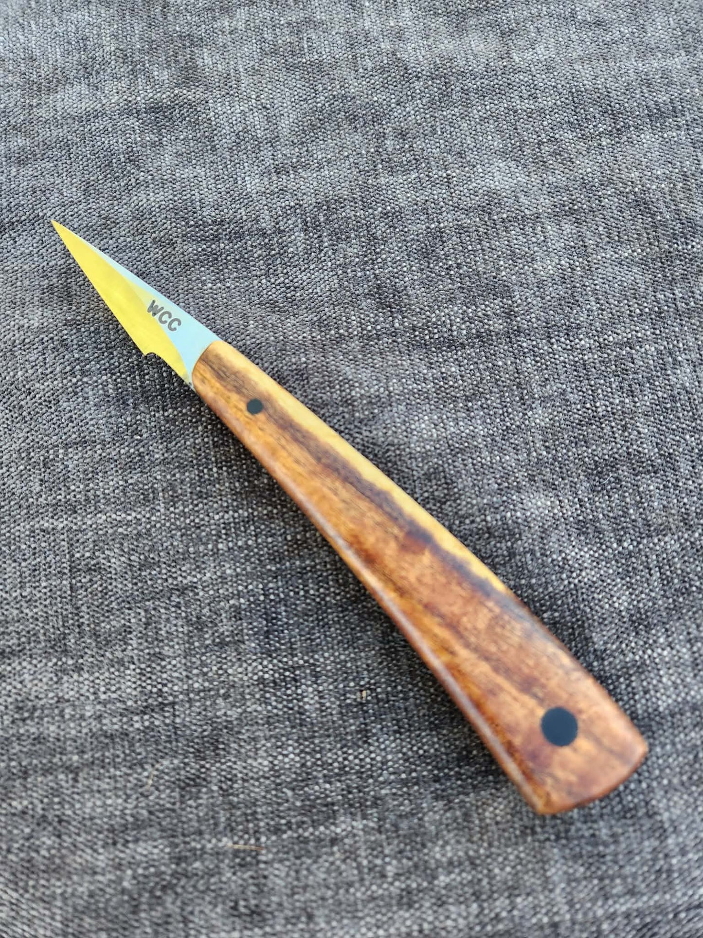 2 Piece Set - 85mm Full Tang Sloyd & 35mm Detailing Knife with Brigalow Handles