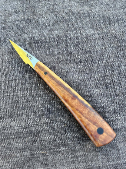 2 Piece Set - 85mm Full Tang Sloyd & 35mm Detailing Knife with Brigalow Handles