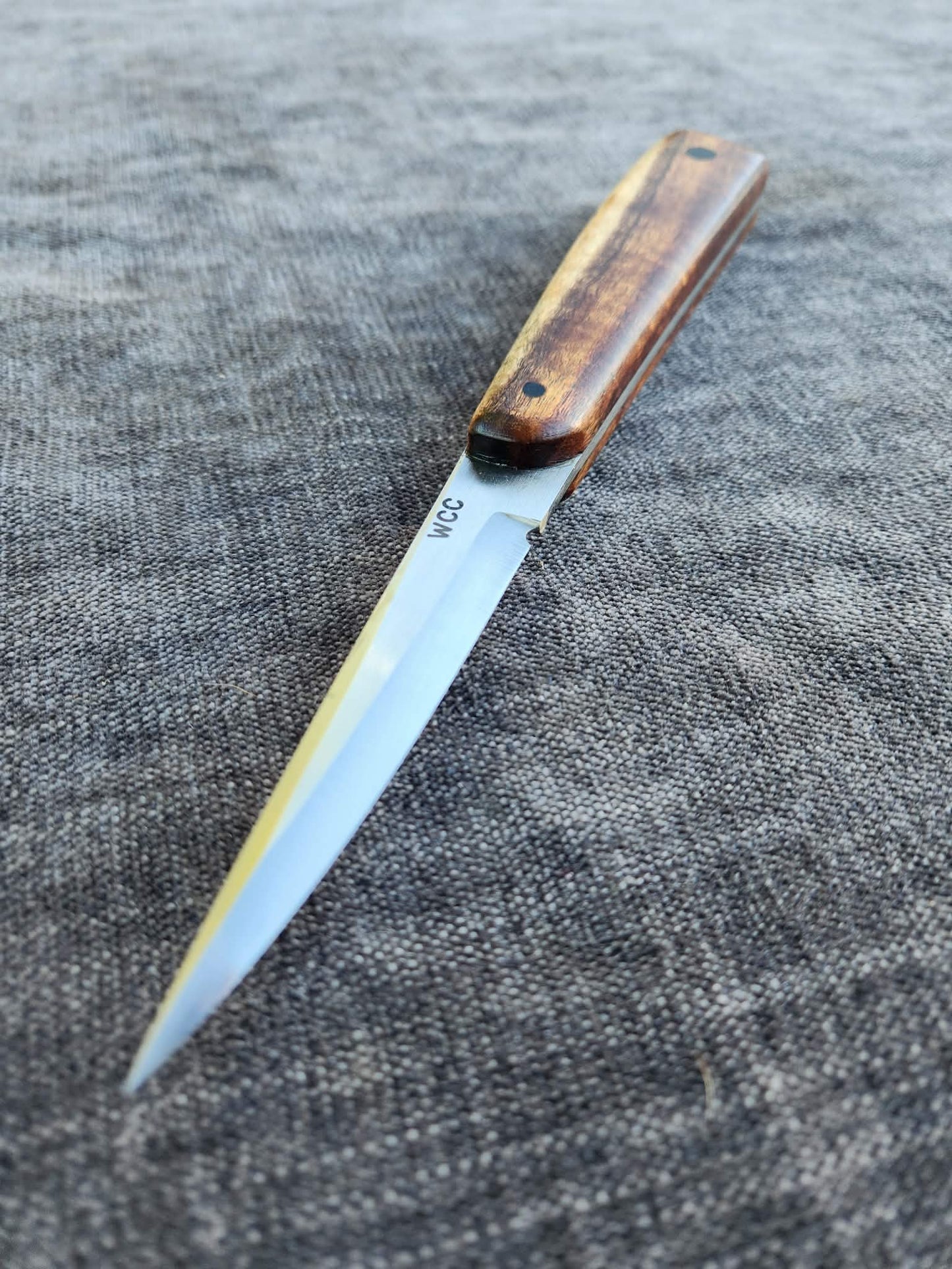 2 Piece Set - 85mm Full Tang Sloyd & 35mm Detailing Knife with Brigalow Handles