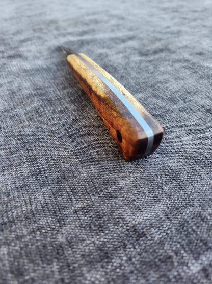 2 Piece Set - 85mm Full Tang Sloyd & 35mm Detailing Knife with Brigalow Handles