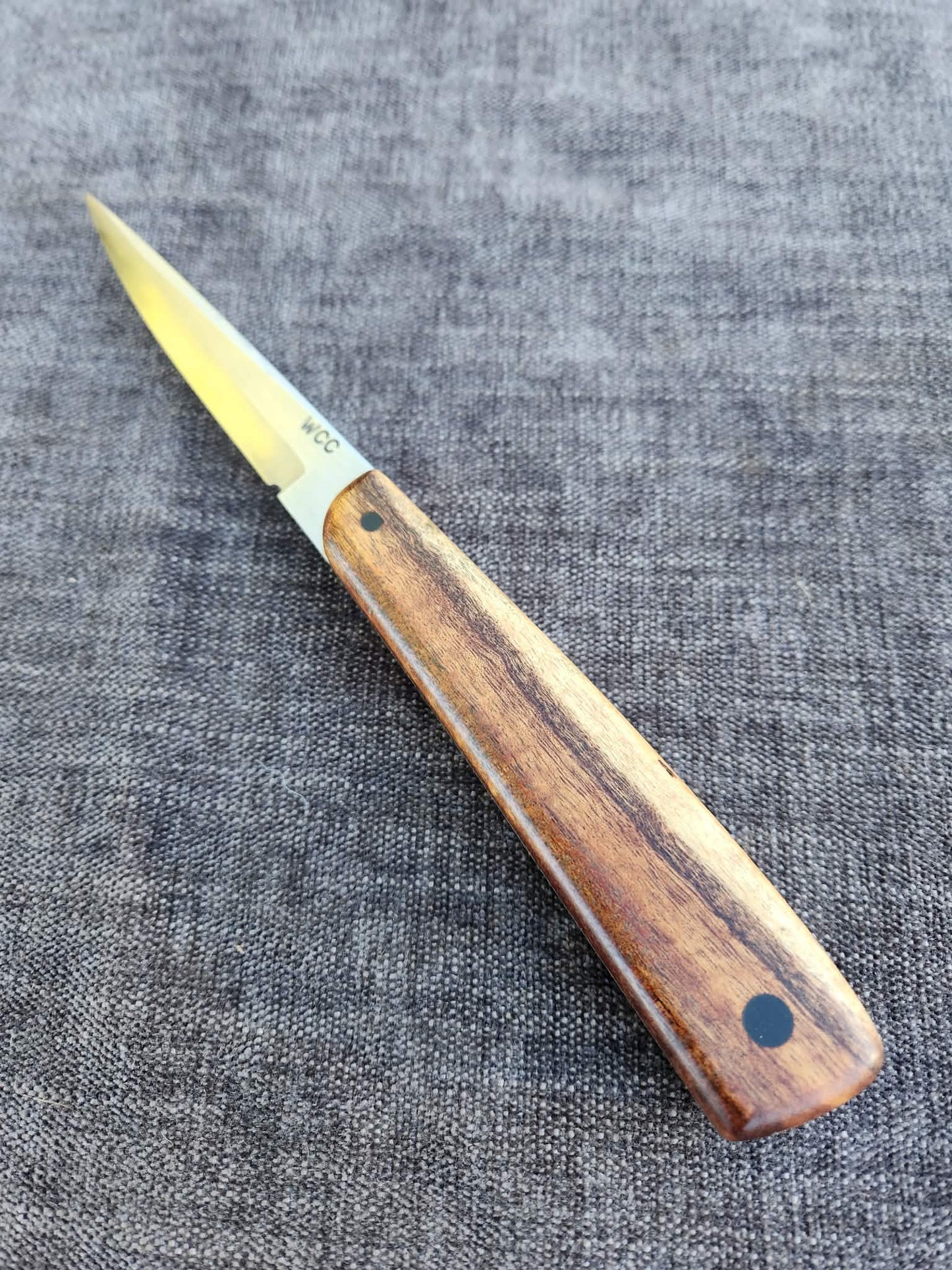 2 Piece Set - 85mm Full Tang Sloyd & 35mm Detailing Knife with Brigalow Handles