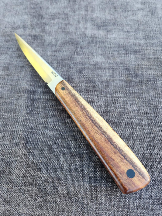 2 Piece Set - 85mm Full Tang Sloyd & 35mm Detailing Knife with Brigalow Handles