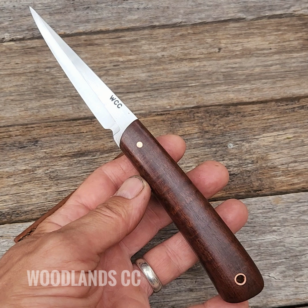 Woodland cc Custom 85mm Full Tang Sloyd Knife MADE TO ORDER