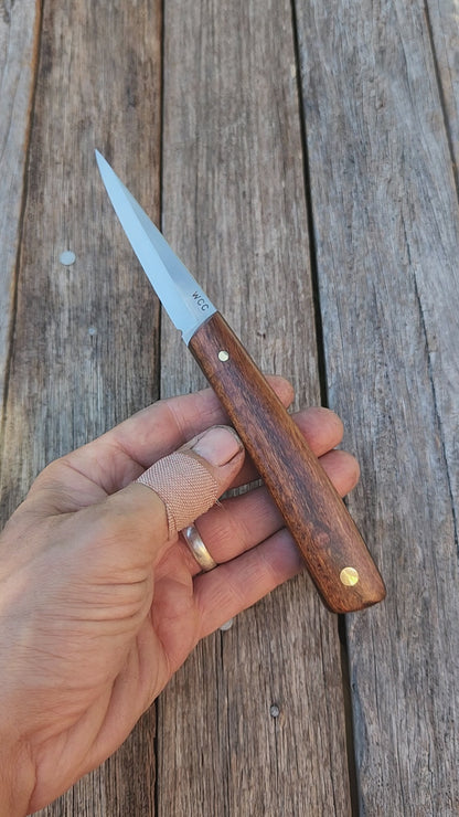 Woodland cc Custom 85mm Full Tang Sloyd Knife MADE TO ORDER