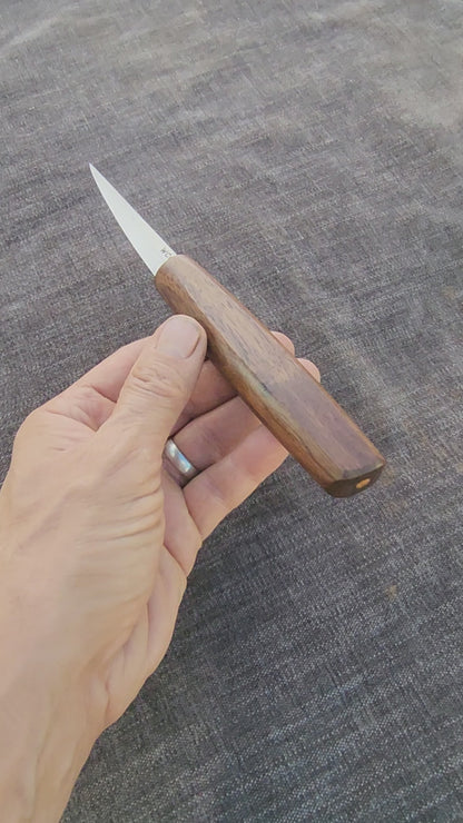 "Valkyrie" 85mm Traditional Sloyd - American Walnut